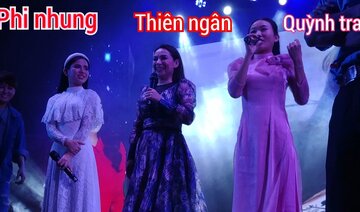 phi nhung - quỳnh trang - thiên ngân - phi nhung hát vọng cổ tại daklak - rumba trữ tình