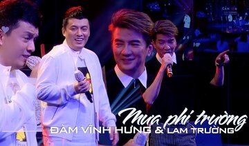 Đàm Vĩnh Hưng, Lam Trường hoà giọng lần đầu tiên trong bản hit thanh xuân "Mưa Phi Trường"